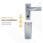 Mount-It! Lockable Rv Tv Mount For Camper, Trailer, Motorhome, Truck & Boat, Full Motion, Quick Release, Rust-Resistant Aluminum, Dual Wall Plates For Indoor & Outdoor, 19-43 Tvs, 33 Lbs, Vesa 200X200