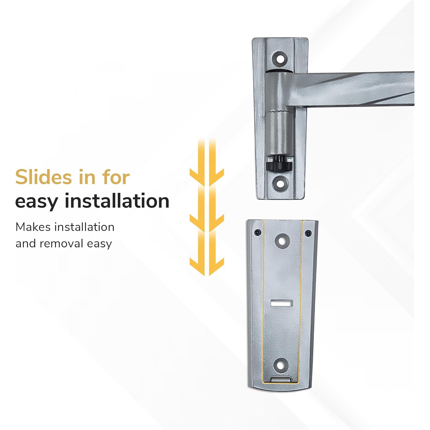 Mount-It! Lockable Rv Tv Mount For Camper, Trailer, Motorhome, Truck & Boat, Full Motion, Quick Release, Rust-Resistant Aluminum, Dual Wall Plates For Indoor & Outdoor, 19-43 Tvs, 33 Lbs, Vesa 200X200