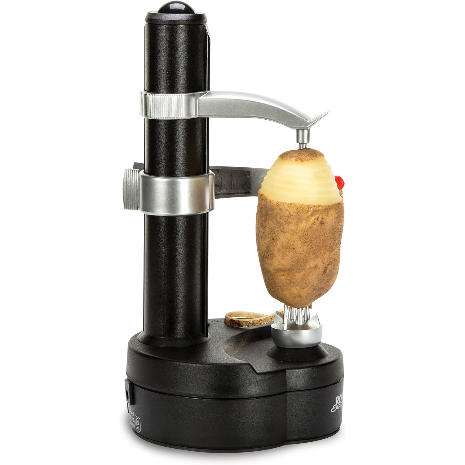 Starfrit Rotato Express Electric Peeler - 2 Spare Blades - Safe & Easy To Use - Effortlessly Peels Vegetables And Fruit