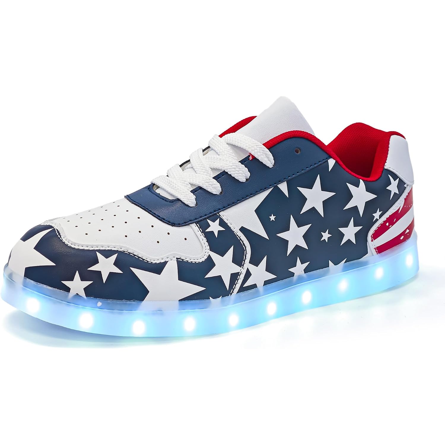 Wooowyet Men Led Light Up Shoes For Women High Top Lights Sneakers Glowing Neon Luminous Sequin Fashion Sparkle Bling Shiny Punk Boots Led Shoes