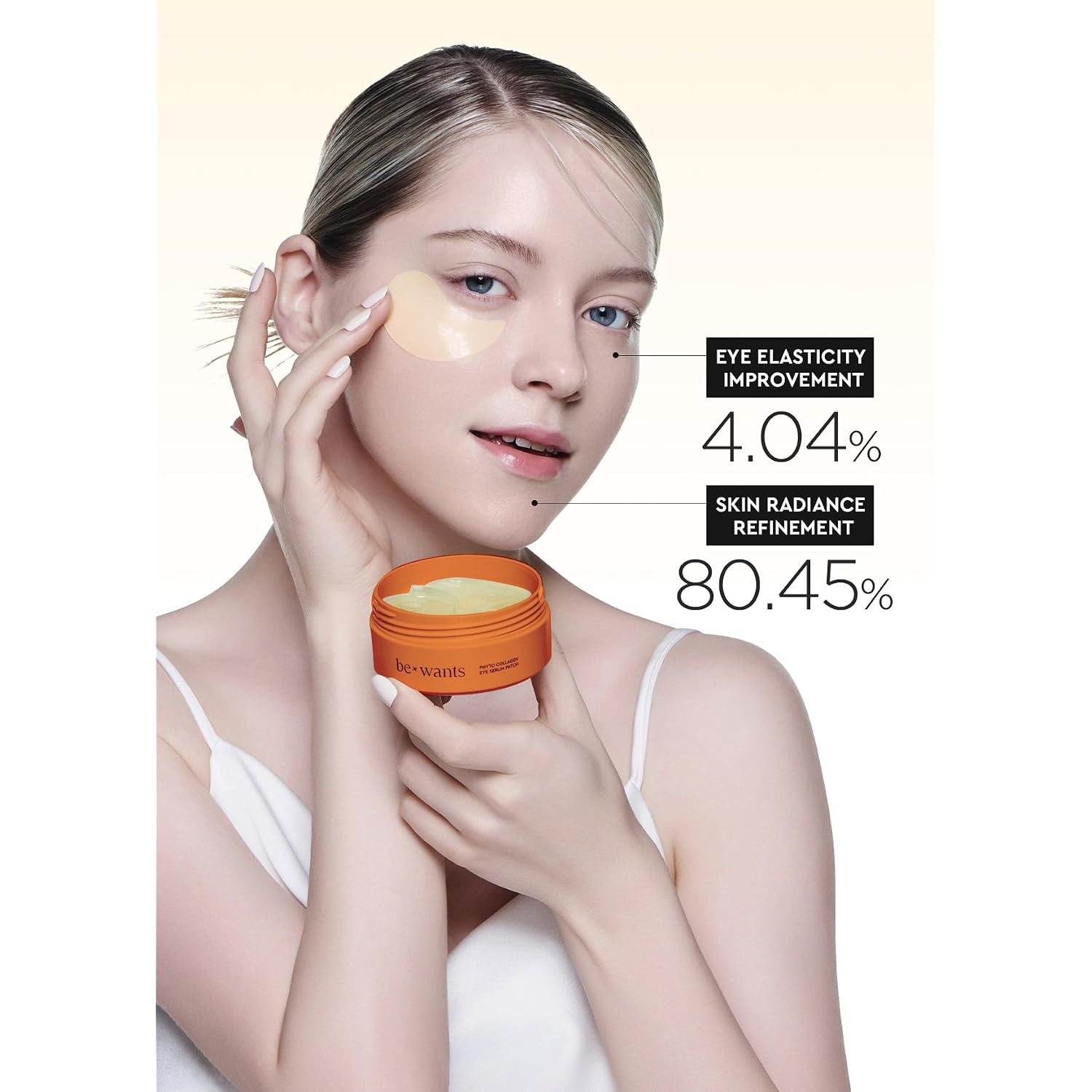 Bewants Deep Toning Glutathione Eye Serum Patch | Korean Retinol And Caffeine Eye Patches | Advanced Glutathione Skincare Gel Patch | 60 Undereye Mask Patches