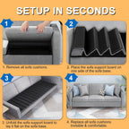 Laveve Heavy Duty Couch Cushion Support Board For Sagging Sofa, 21.5''X48'' Extra Thick Solid Wood Under Couch Insert With Anti-Slip Dots, Repair Sagging Spring Sofa And Replace Worn Cushions