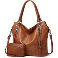 Tantomi Tote Handbags For Women Brown Hobo Handbags Purse And Handbags Shoulder Crossbody Bags For Work Travel Everyday