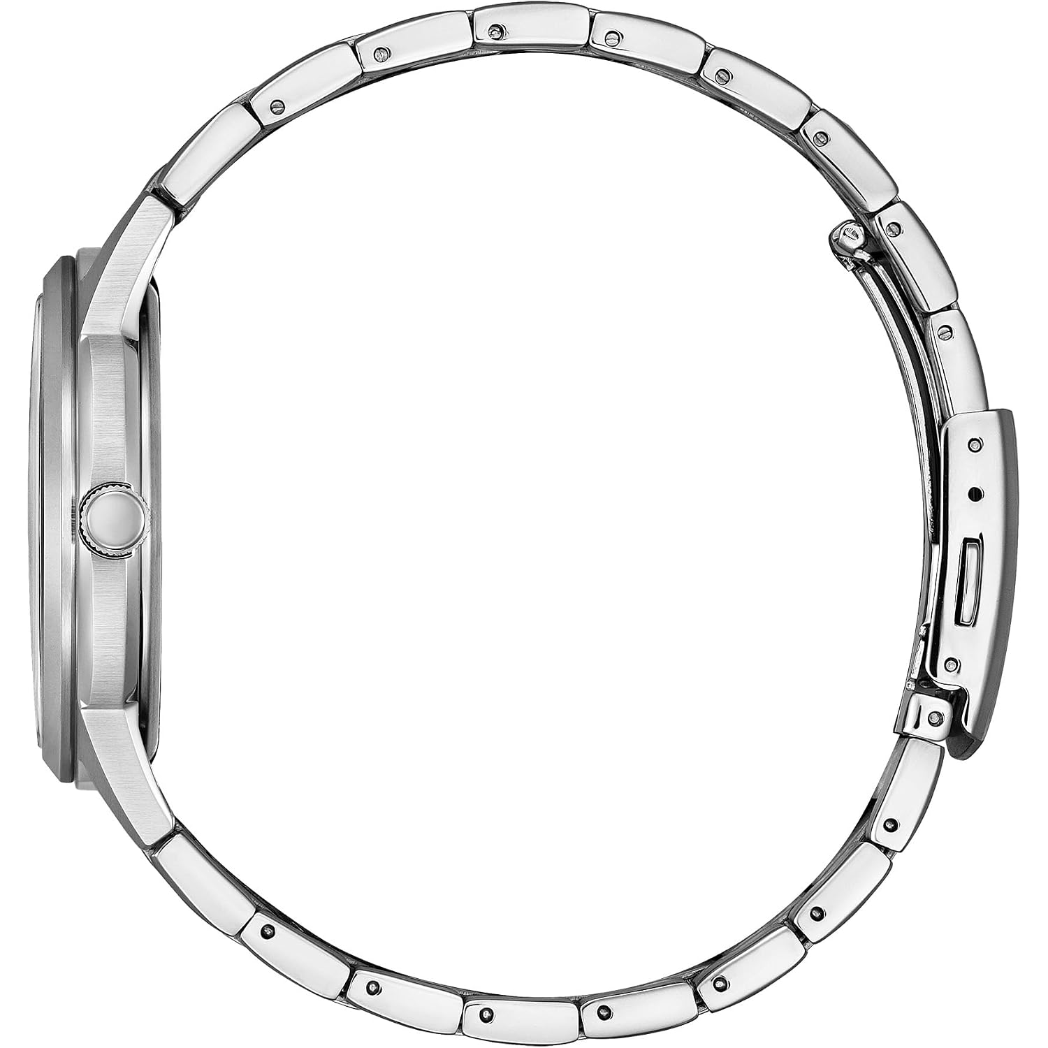 Citizen Men'S Eco-Drive Dress Classic Watch, Silver-Tone Stainless Steel Bracelet, Ivory Dial, 3 Hand, Day/Date (Model: Aw0100-86B)