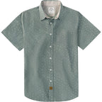 Dubinik® Mens Short Sleeve Button Down Shirts 100% Cotton Plaid Men'S Casual Button-Down Shirts With Pocket