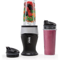 Ninja Fit Compact Personal Blender | For Smoothies, Shakes & Frozen Drinks | (2) 16-oz. To-Go Cups with Spout Lids | 700-Watt Countertop | Black | QB3001SS