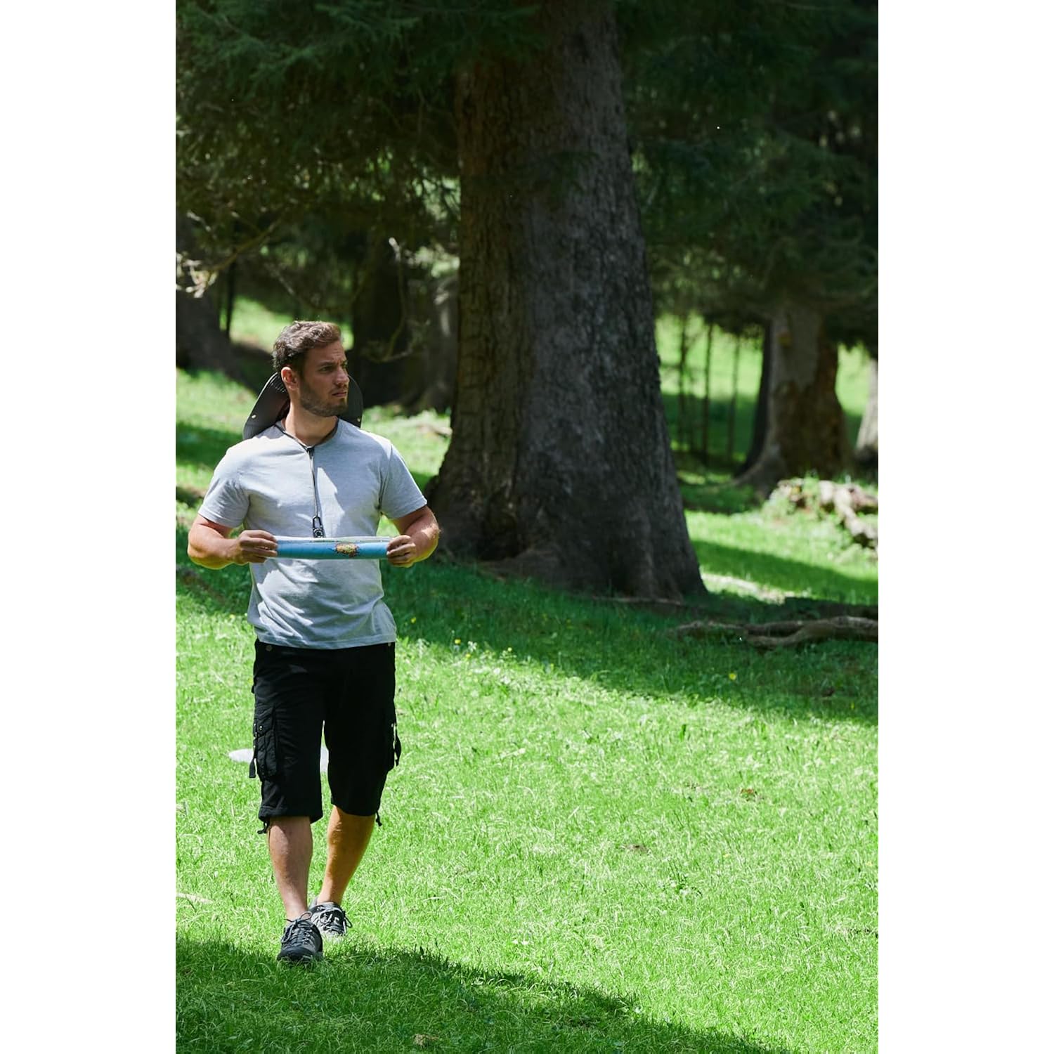 Mens Cargo Shorts Casual Shorts Hiking Shorts Below Knee Relaxed Fit Multi Pockets Running Joggers Outdoor Mens Shorts