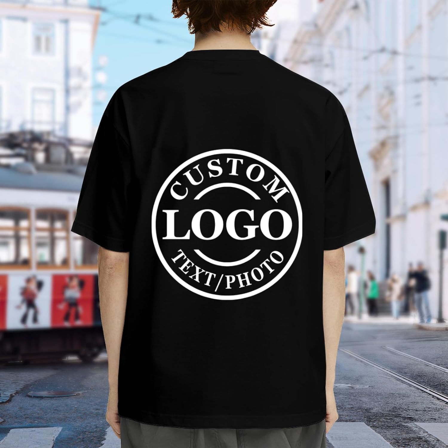 Personalized Tshirts Custom T Shirts For Men Women Design With Logo Image Text Cotton T-Shirts Front&Back