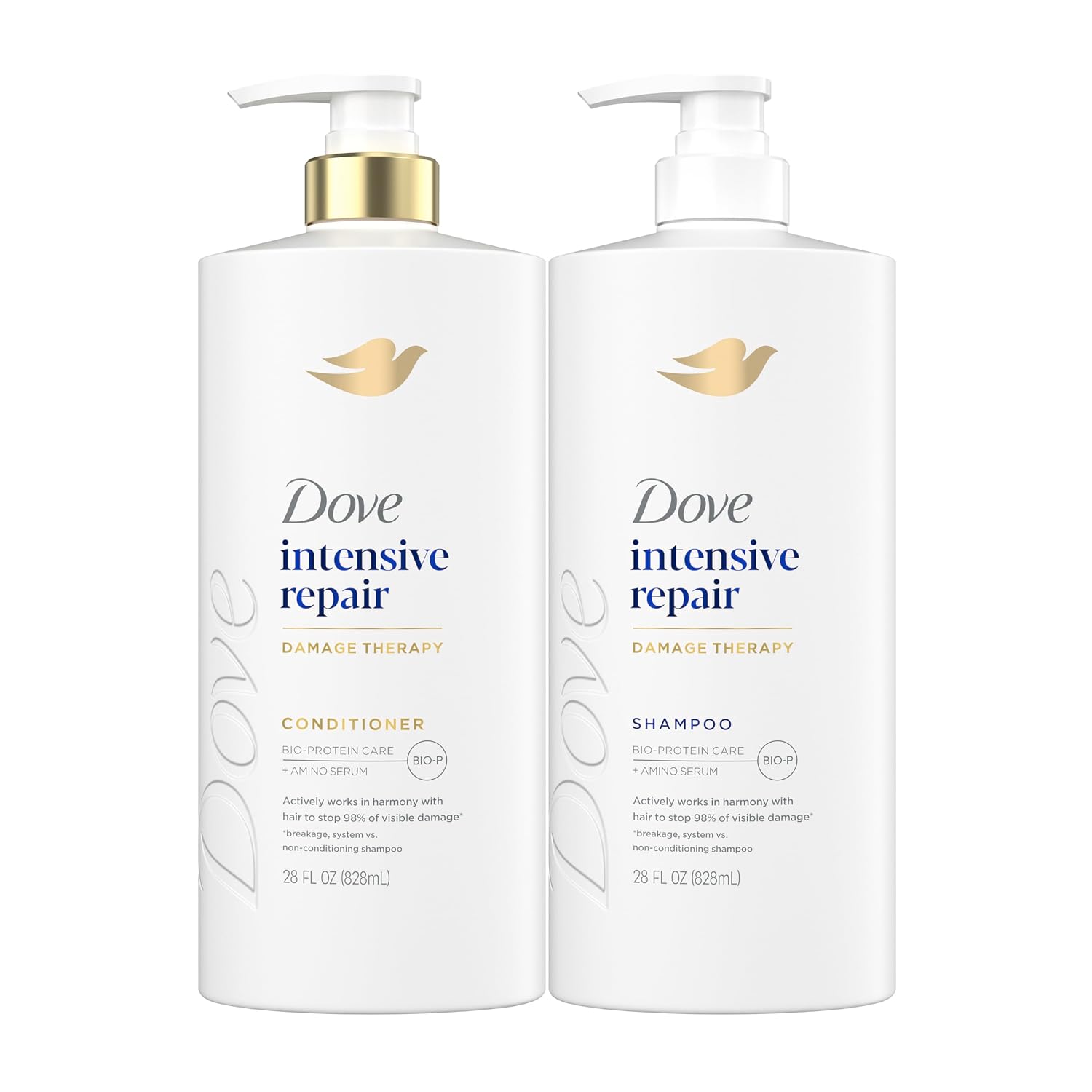 Dove Shampoo Intensive Repair 28 Fl Oz Conditioner Intensive Repair 28 Fl Oz