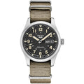 Seiko Men'S Srpg35 Watch, Black Dial, 41-Hour Power Reserve, Stainless Steel Case, Nylon Strap, Water-Resistant