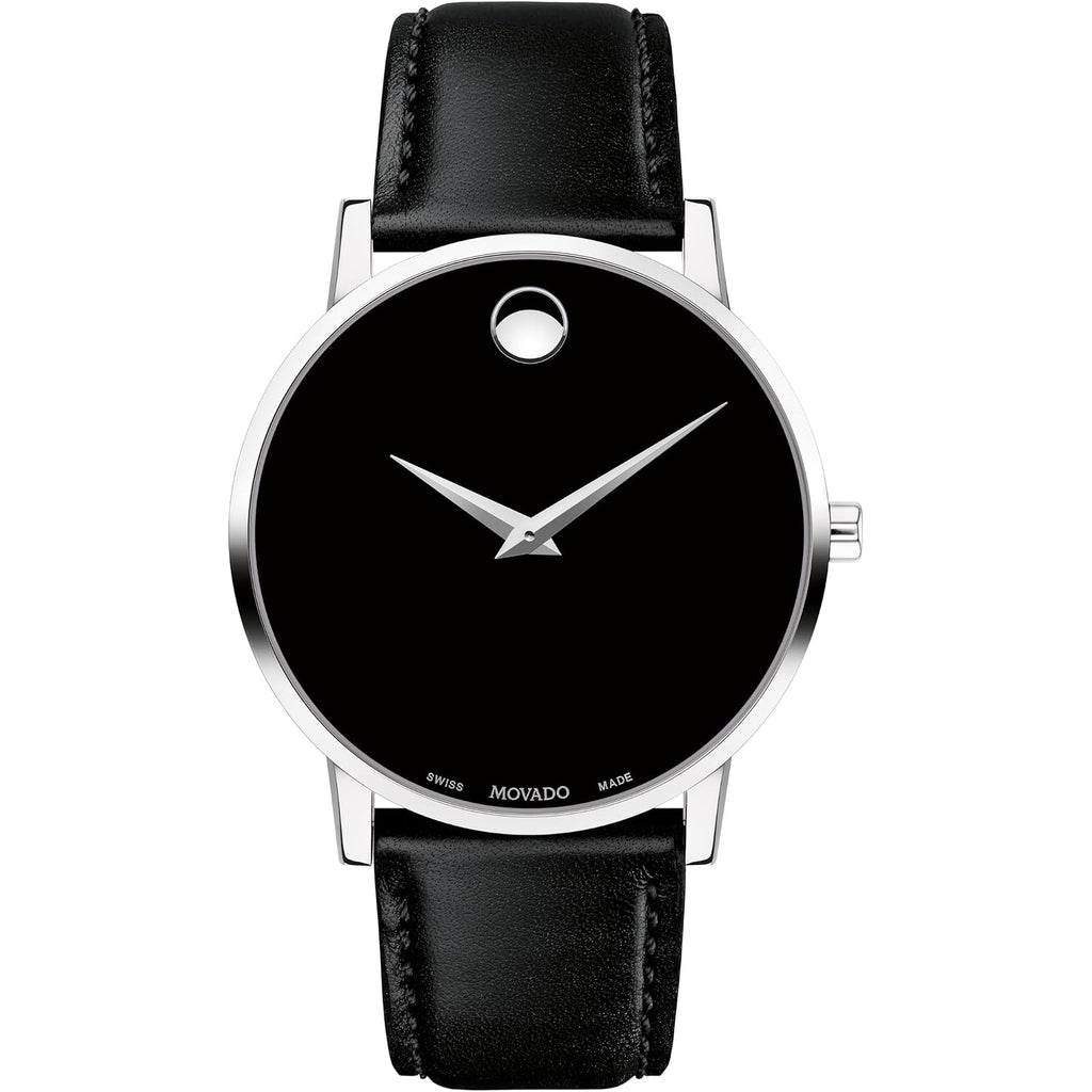 Movado Museum Classic Men'S Watch - Swiss Quartz Movement, Calfskin Strap - 3 Atm Water Resistance - Classic, Luxury Fashion Timepiece For Him - 40Mm