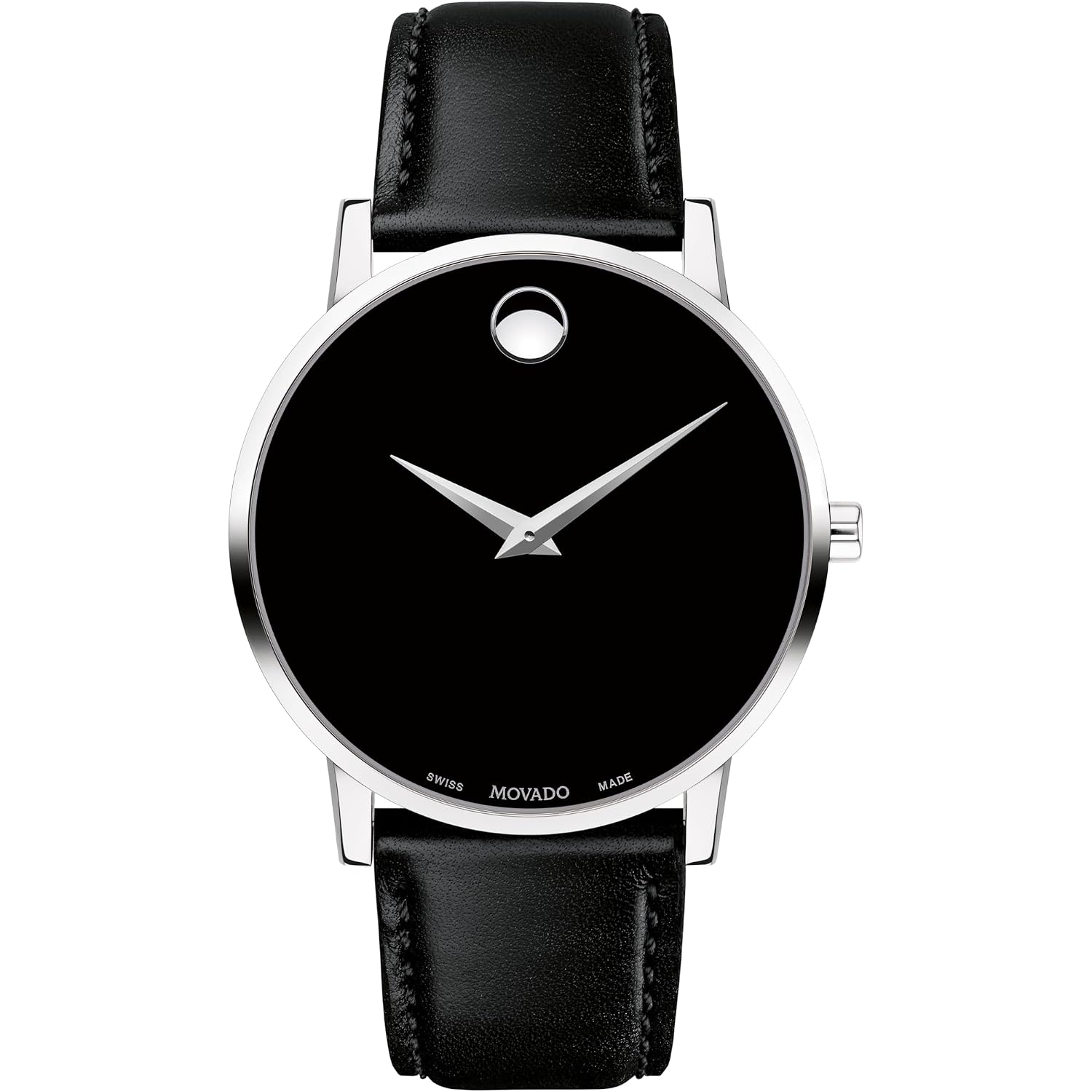 Movado Museum Classic Men'S Watch - Swiss Quartz Movement, Calfskin Strap - 3 Atm Water Resistance - Classic, Luxury Fashion Timepiece For Him - 40Mm