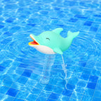 Xy-Wq Floating Pool Thermometer, Large Size Easy Read For Water Temperature With String - Swimming Pool, Spas, Hot Tubs, Ponds (Dolphin)