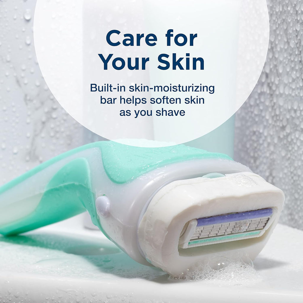 Schick Intuition Sensitive Skin Womens Razor Refills with Vitamin E & Aloe, Pack of 1(count of 3)