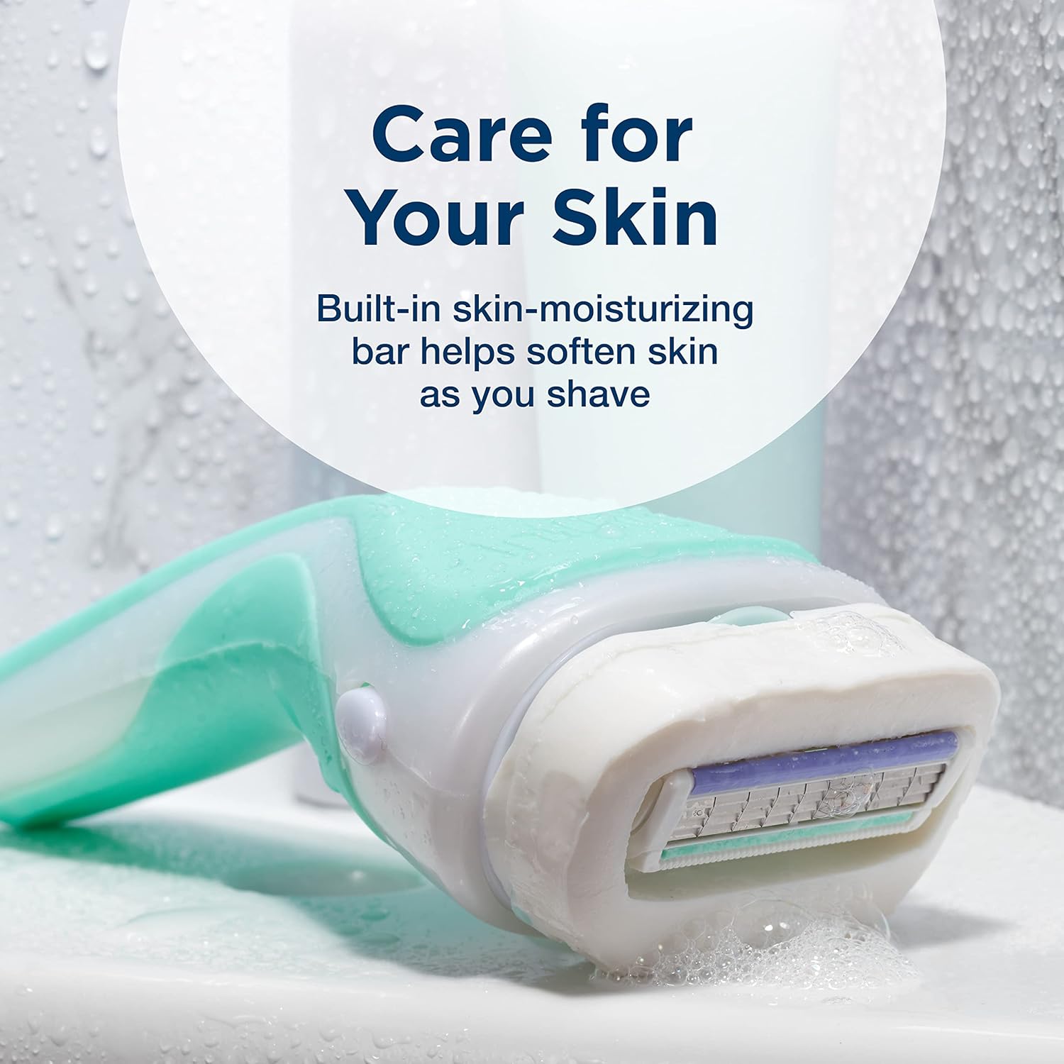 Schick Intuition Sensitive Skin Womens Razor Refills with Vitamin E & Aloe, Pack of 1(count of 3)