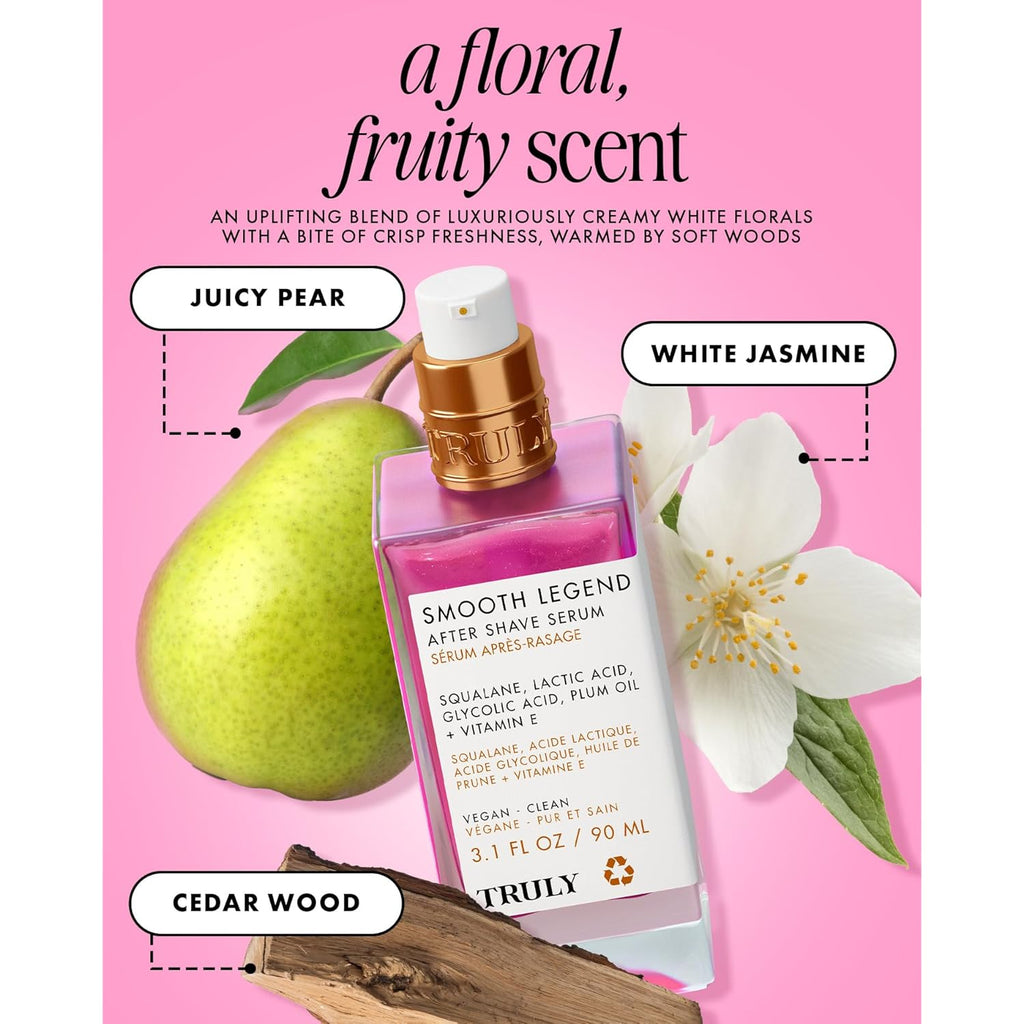 Truly Luxury After Shave Serum | Soothing & Hydrating Post Shave Treatment to Prevent Ingrown Hair For Smooth, Irritation-Free Skin