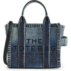 Marc Jacobs Women's The Denim Printed Leather Crossbody Tote Bag