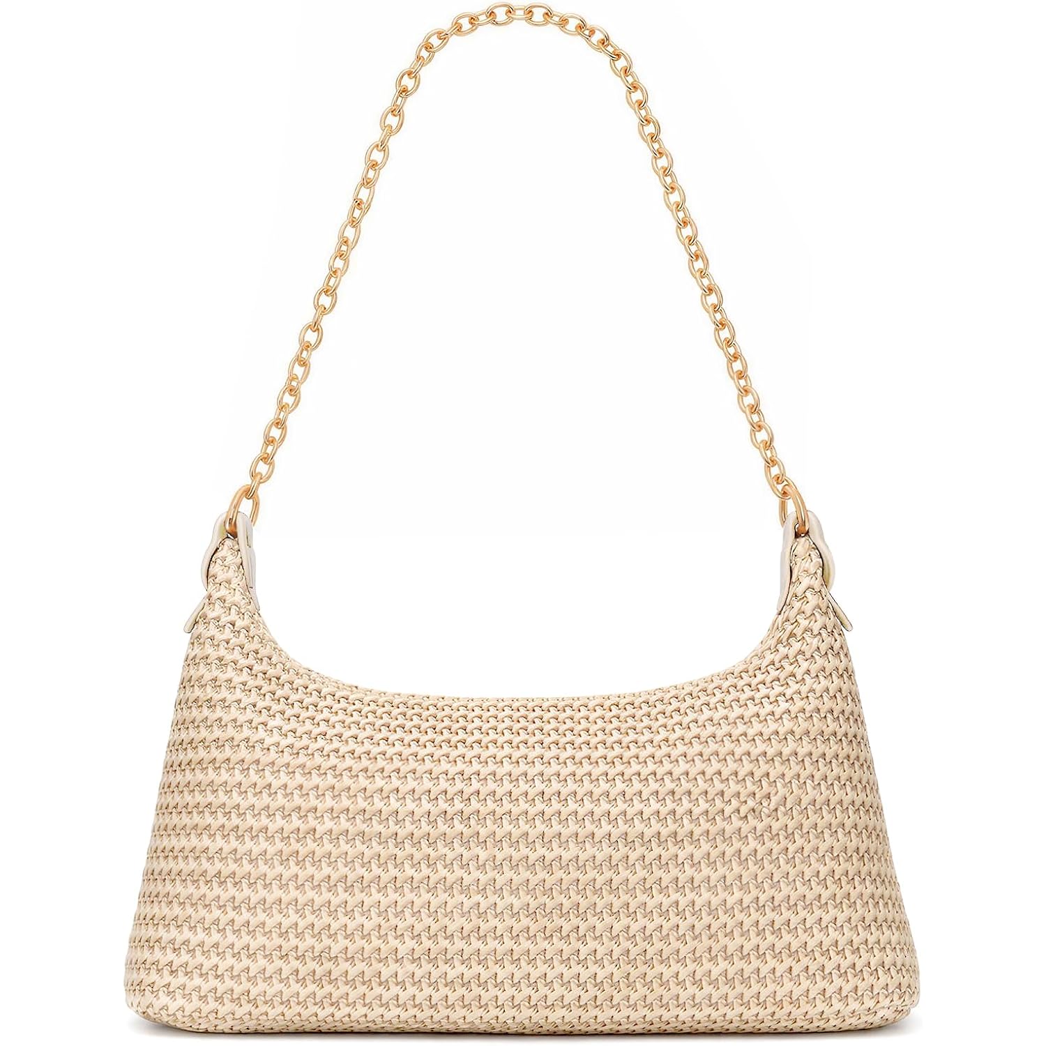 Beach Bags For Women Summer Straw Purse Boho Woven Shoulder Bag Crochet Purse Vacation Tote Handbag