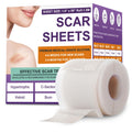 Silicone Scar Sheets, Medical Grade Silicone Scar Tape For Surgical, Hypertrophic, Keloid, C-Section, Burn, Old & New Scars, Reusable Professional Scars Removal Sheets (1.6"X 59" Roll-1.5M)