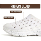 Project Cloud Recharge Recovery Shoes For Women & Men - Waterproof Slip-On Water Shoes, Plush Soft Insole - Non Slip Lightweight Shoes For Gym, Beach, Pool, Garden & Post-Workout Recovery (Recharge)