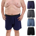 Innersy Big And Tall Cotton Boxers For Men Moisture Wicking Loose Fit Underwear 4-Pack