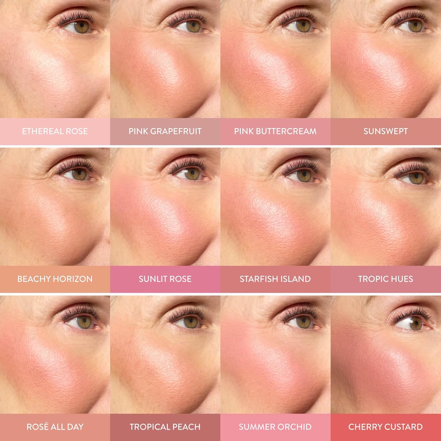 LAURA GELLER NEW YORK Baked Blush-n-Brighten for Mature Skin - 01 Pink Buttercream- Powder Blush Won't Settle into Fine Lines - Buildable Natural Finish – Longlasting Formula - Made in Italy