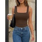 Trendy Queen Womens Double Lined Tank Tops Crop Summer Fashion Clothing 2026