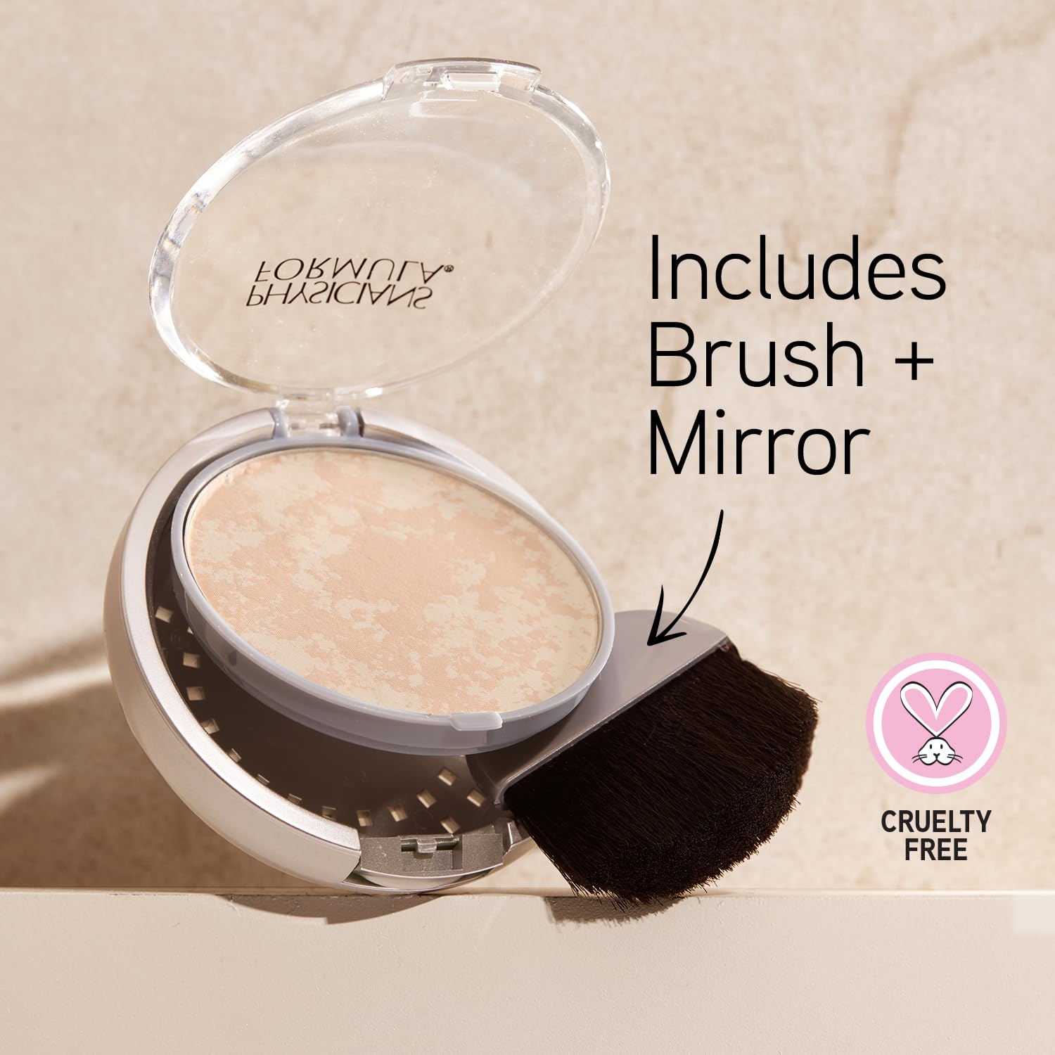 Physicians Formula Mineral Wear Talc-Free Face Powder, Light Coverage Mineral Makeup for Sensitive Skin – Buff Beige