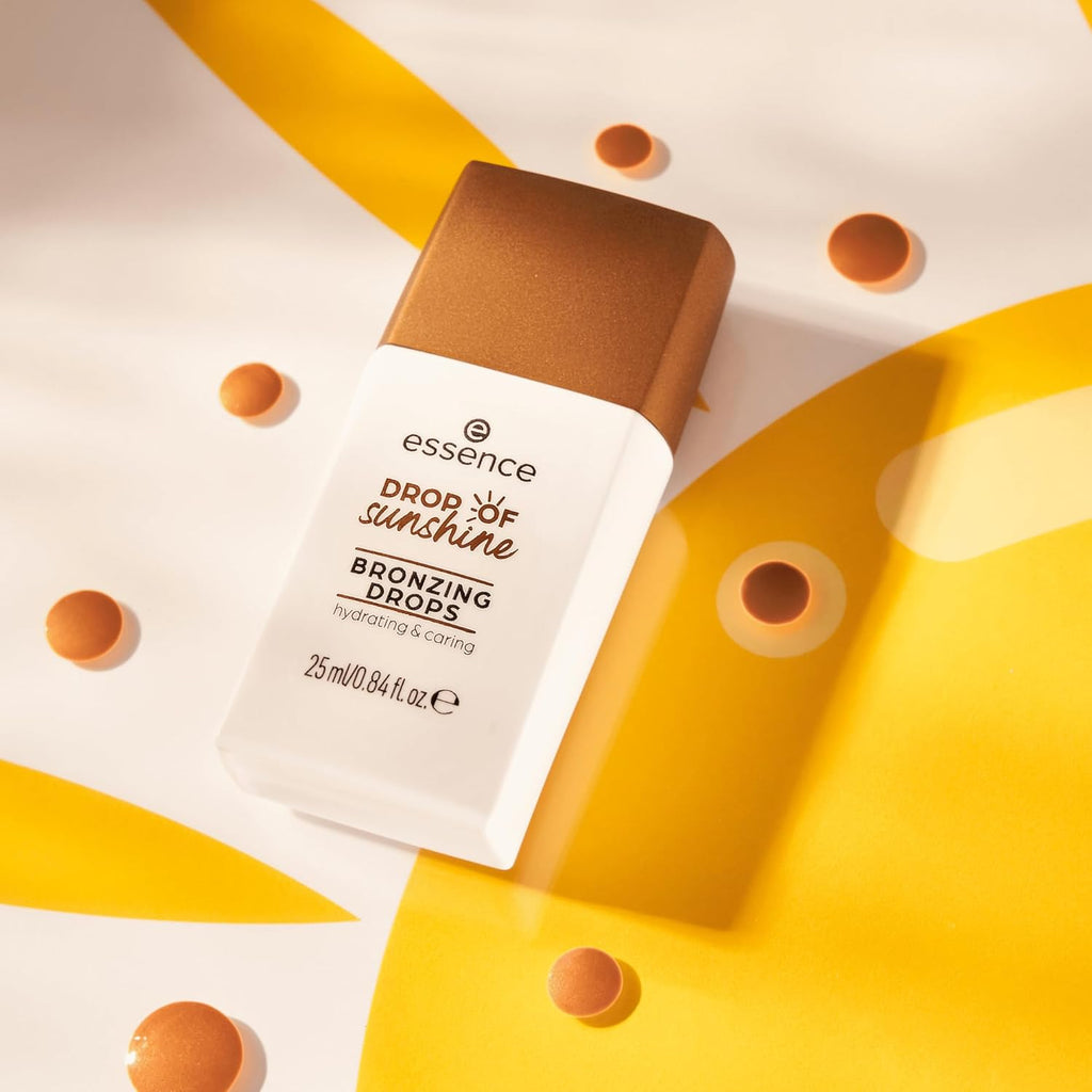 essence | Drop of Sunshine Bronzing Drops | Lightweight, Buildable, Hydrating Healthy Glow, Multi-Use Formula | Vegan & Cruelty Free