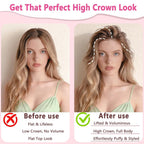 2-Pack Hair Volume Clip, Root Clips For Curly Hair Volume Lift | 6-Teeth And 3-Teeth Design, Heat-Resistant Pink Plastic, Root Lifter Hair Tool, Styling Accessory For Fine Strands