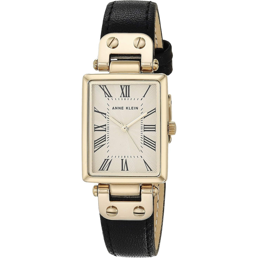Anne Klein Women'S Leather Strap Watch, Ak/3752