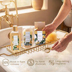 Gift Baskets For Women, Spa Luxetique 8 Pcs Vanilla Mothers Day Gifts For Mom, Birthday Bath And Body Set, Self Care Kit For Her, Including Bubble Bath, Shower Gel, Body Lotion
