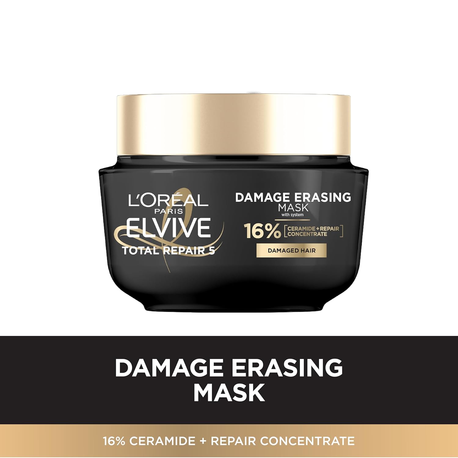 L'Oreal Paris Elvive Total Repair 5 Damage-Erasing Balm Mask, Rinse-Out Hair Treatment, 8.5 fl oz (Packaging May Vary)