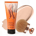 Body Coverage Perfector With Makeup Brush, Tattoo Cover Up Makeup Waterproof Sweatproof For Leg Arm Body Make Up, Tattoo Concealer Coverage Scar Bruise Dark Spots For All Skin, 3.53 Oz Medium Radiance