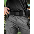 Jukmo Men'S Stretch Tactical Belt, 1.5" Elastic Nylon Web With Flip Buckle | Quick Release Belt For Military Work Rigger Hiking