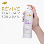 Dove Dry Shampoo Spray, Volume & Fullness, Absorbs Oil To Refresh Hair Without Washing, 5 Oz (2-Pack)