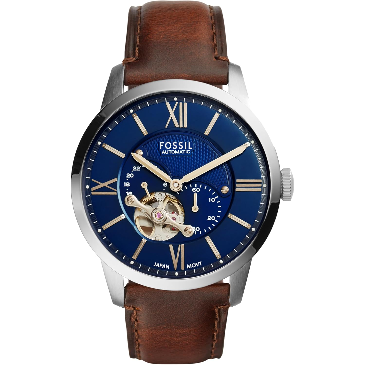Fossil Men'S Watch, Townsman Automatic Stainless Steel Watch For Men