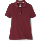 Women's Cotton Blend Stretch Pique Short Sleeve Polo Shirt