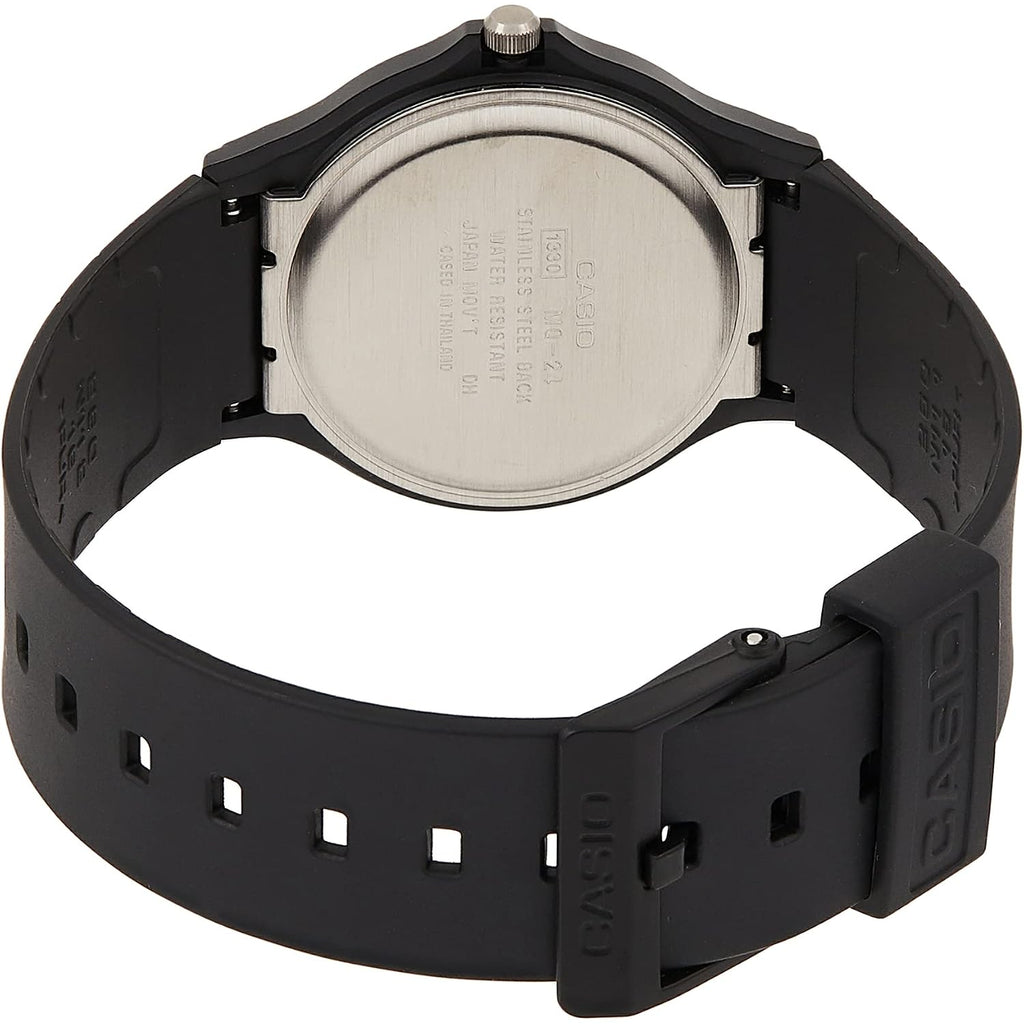 Casio Men'S Core Mq24-1El Black Rubber Quartz Fashion Watch