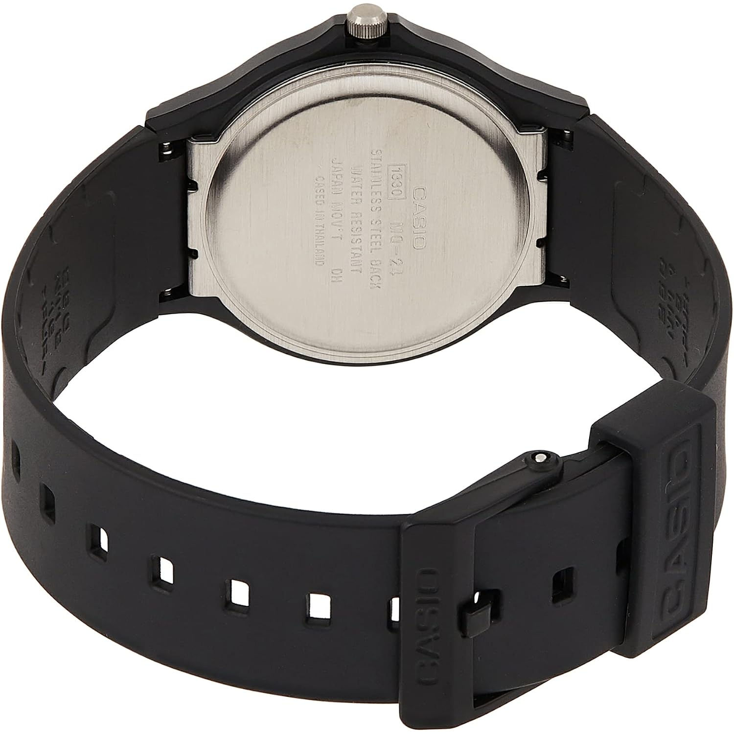 Casio Men'S Core Mq24-1El Black Rubber Quartz Fashion Watch
