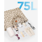GLORIEROO Extra Large Beach Bag for Women - Sandproof Over-Size Carry On Beach Essentials Tote with 5 Pockets Gifts for Women