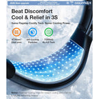 Torras Coolify Air 2026 Upgraded Neck Fan Air Conditioner, Dual-Airflow Pro Cooling, Ultra Light Portable Fan Rechargeable, Personal Cooling Fan Travel Essentials, Gift For Dad Husband Father, Black