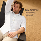 Rhone Men'S Commuter Shirt Slim Fit