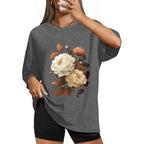 WIHOLL Oversized Tshirts for Women Summer Crew Neck Short Sleeve Graphic Tees Casual Loose Fit Workout Tops 2026