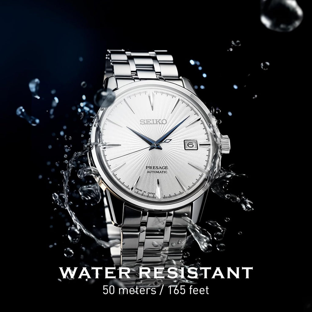 Seiko Automatic Watch For Men - Presage Collection - Stainless Steel, Water-Resistant 50M
