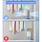 35 Oz Dehumidifier For Bedroom Rv, Quiet With Auto Shut Off, White | 280 Sq.Ft Small Dehumidifiers For Home Bathroom Closet, 7 Color Light, 28Db Ultra Quiet, 35Oz Water Tank
