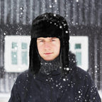Winter Ushanka Russian Trapper Hats with Ear Flaps,Warm Full Hood Earflap Hat for Men and Women Windproof Fluffy Hats