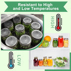 52 Pcs Canning Lids, Regular & Wide Mouth Mason Jar Lids Set, Canning Jar Lids For Ball & Kerr, Redefining Leak-Proof With Perfect Airtight Seal, Compatible With Electric Vacuum Sealers