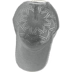 FASHIXD Knit Mesh Baseball Cap for Women Summer Yarn Trucker Hats Breathable Outdoor Hat Light Grey