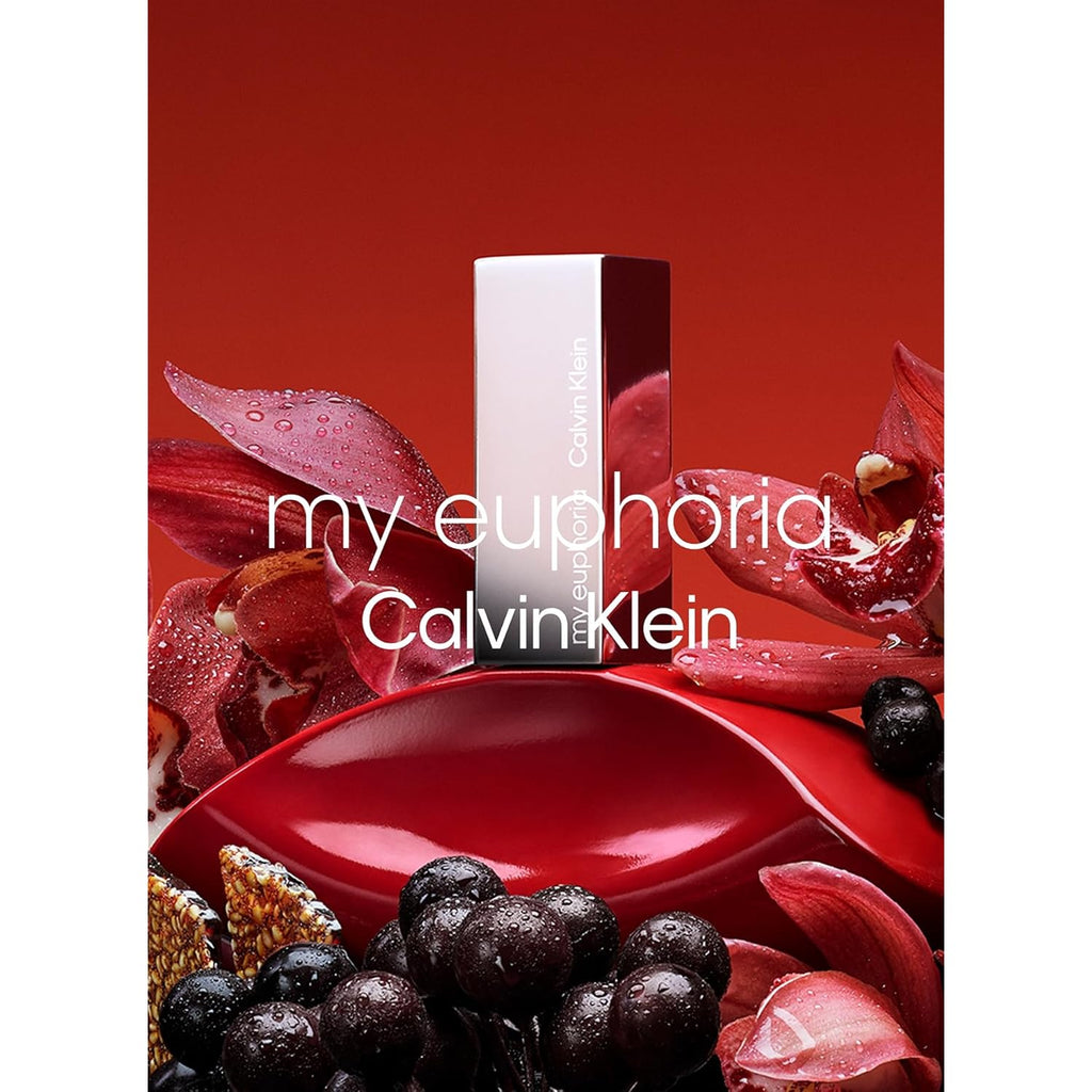 Calvin Klein My Euphoria Eau de Parfum – Women’s Ambery Perfume – With Notes of Blackcurrant, Orchid Flambé Accord & Cypriol Essence – Long Lasting Fragrance